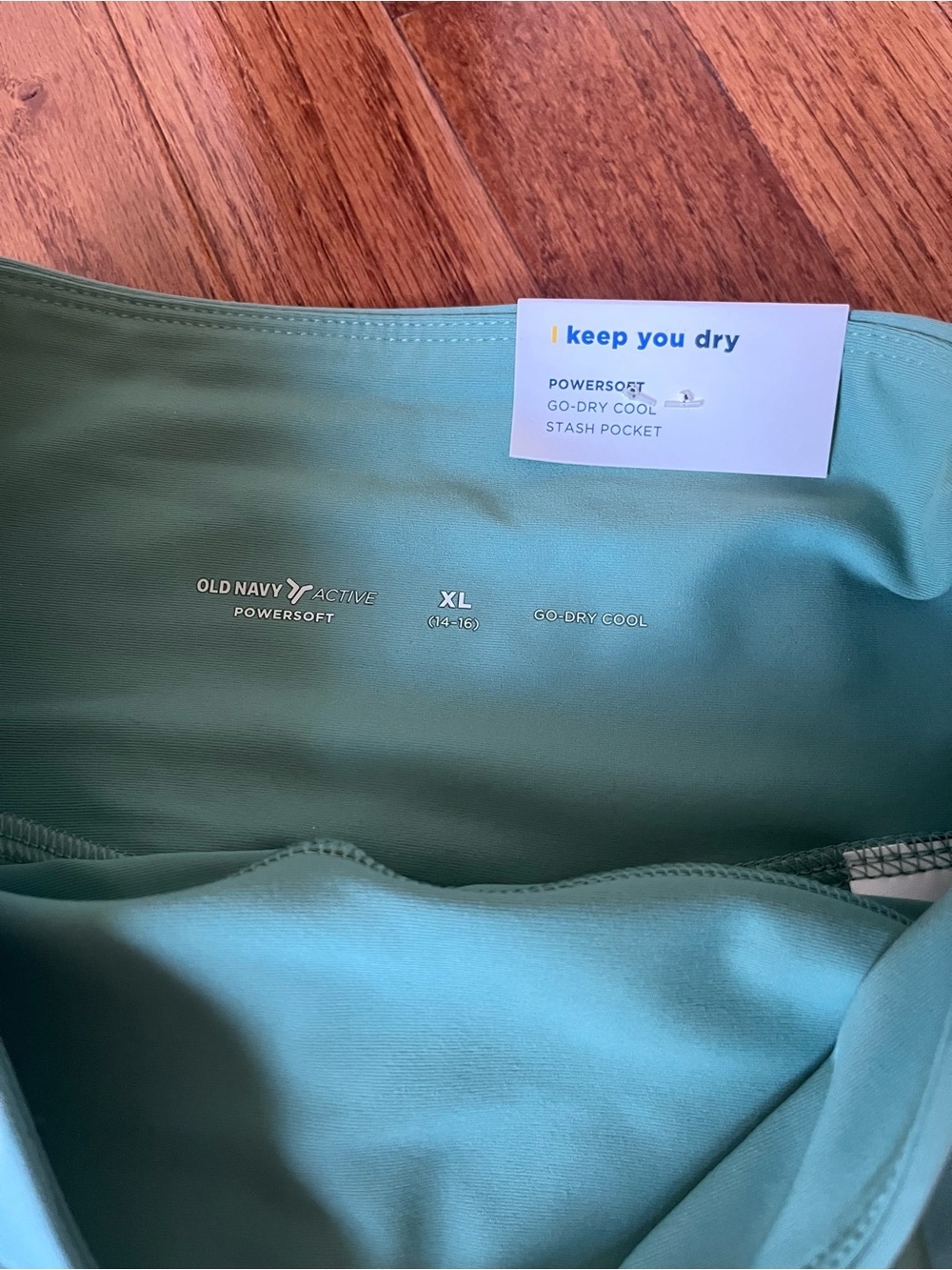 Girls Old Navy XL Teal Pleated Active Skort - Picture 3 of 7